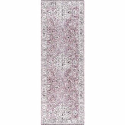 Hauteloom Bergman Distressed Red Area Rug