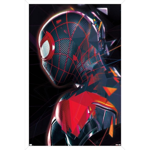 Marvel's Spider-Man: Miles Morales - Pose Wall Poster, 14.725 x 22.375,  Framed 