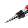 Unique Bargains Christmas Pants Bottle Stopper Zinc Alloy Aluminum Alloy TPR Red White Black Silver Tone 1 Pc - 3 of 3