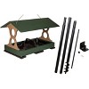 JCS Wildlife Large Fly Thru Bird Feeder- Mounting Pole Bundles Available - 2 of 4