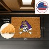 EvergreenNCAAEast Carolina Pirates Logo Natural Coir 28 x 16 Inches Indoor Outdoor Doormat - 2 of 4