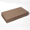 Bacati - Damask Chocolate Dark 100 percent Cotton Universal Baby US Standard Crib or Toddler Bed Fitted Sheet - 3 of 4