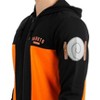 Naruto Shippuden Anime Men's Naruto Kanji Red Spiral Cosplay Zippered Hoodie - 4 of 4