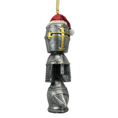 Design Toscano Medieval Helms Totem Holiday Ornament