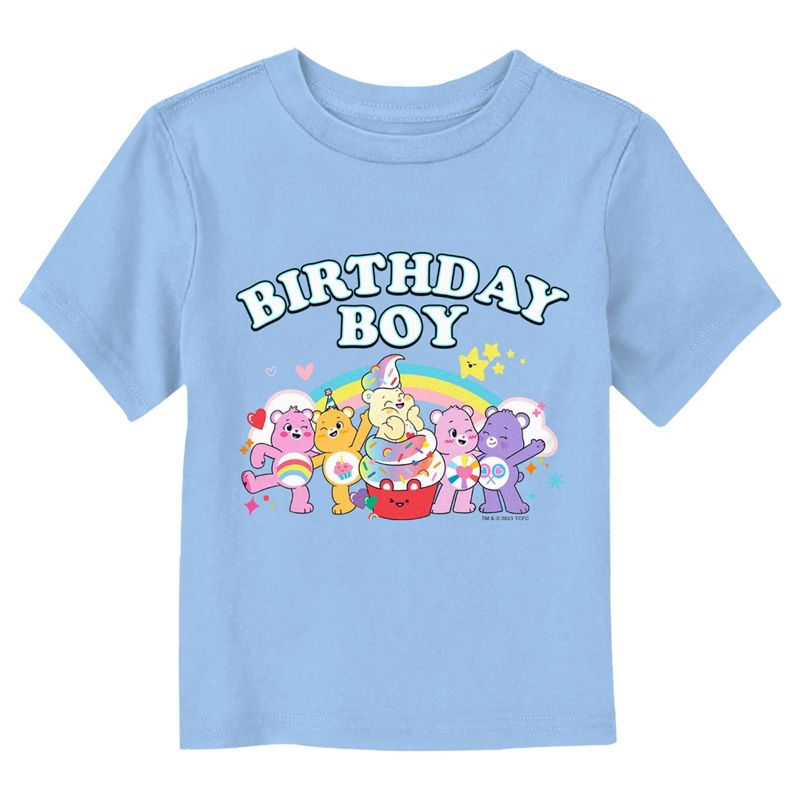 Care Bears Birthday Boy Celebration T-Shirt, 1 of 4