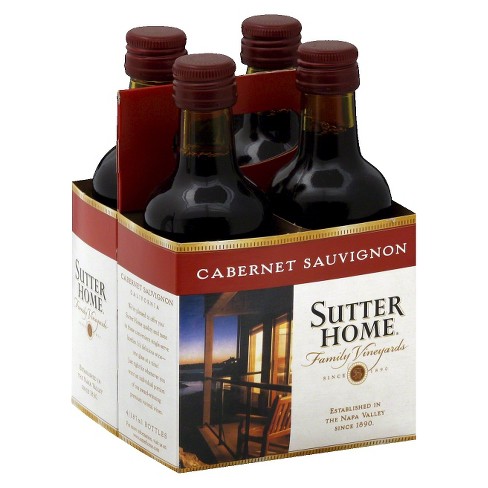 sutter home 187ml wine bottles