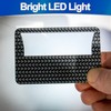 5 Star Super Deals 4 LED Credit Card Magnifying Glass Compact Slim Size 3X Magnifier Illuminated Lens Wallet Reader for Reading Crafts Portable Travel - 2 of 4