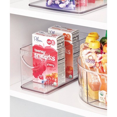 iDESIGN Recycled Plastic Cabinet and Pantry Storage Bin with Integrated Handles Bin: Clear Kitchen Organizer, 10"x4"x5" — фото 5
