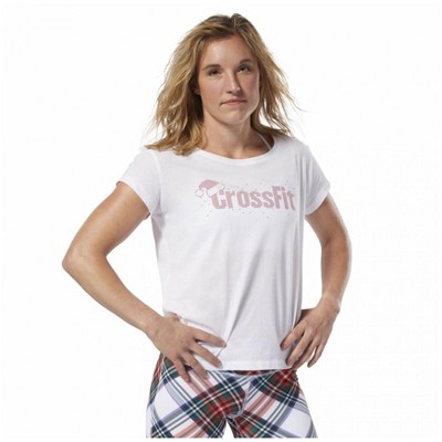 Reebok Womens CrossFit Holiday Graphic T-Shirt
