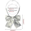 INSPIRE CHIC Women's Pre-tied Plaid Adjustable Elastic Band Casual Bow Ties - 2 of 4