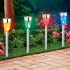 Collections Etc Multicolor Solar Flame Realistic Flickering Garden Stakes - image 2 of 2