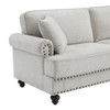 NicBex 82.09 Inch Chenille Sofa Couch,3-Seater Sofa with 2 Throw Pillows for Living Room,Bedroom,Office,Apartment - 4 of 4