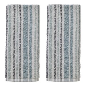 SKL Home Farmhouse Stripe Set of 2 Hand Towels - Multicolor 16x26 - 1 of 3