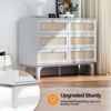 Karl Home 6-Drawer White Particle Board 47.24in. W Chest of Drawer - 4 of 4
