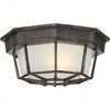 Savoy House Exterior Collections 1 - Light Flush Mount in  Rustic Bronze - 2 of 3