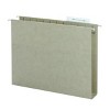 Smead TUFF  Hanging Box Bottom Folder with Easy Slide  Tab, 2" Expansion, 1/3-Cut Sliding Tab, Letter Size, Steel Gray, 18 Per Box (64240) - 3 of 4