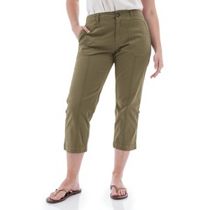 Aventura Clothing Women's Solid Delmar Crop Pant - 1 of 4