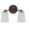Sunset 2-Light 100W  Brighton Vanity in Provicial Bronze - 2 of 4