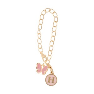 Unique Bargains Butterfly Heart Cup Chain Charm Water Cup Pendant 1 Pc - 1 of 4