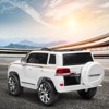 2 Seater Ride On Car for Kids, 12V Licensed Toyota Land Cruiser Car, Battery Electric Car w/Spring Suspension, LED Lights, Music Player, Gift for 3-8 - 4 of 4