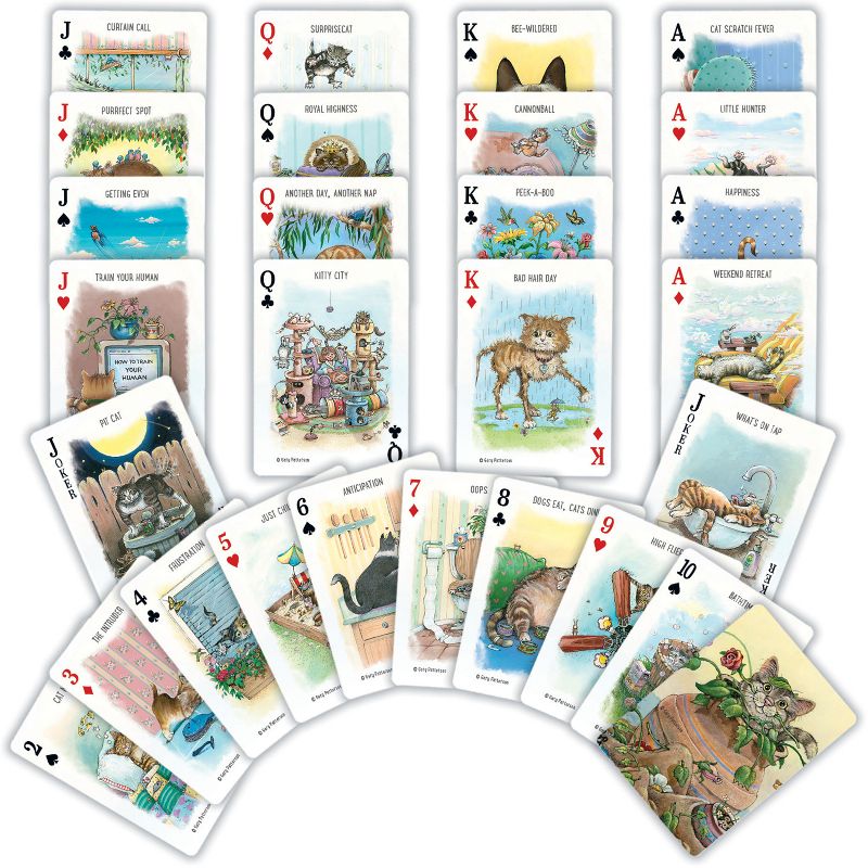 MasterPieces Officially Licensed Cats Playing Cards - 54 Card Deck for Adults, 3 of 6
