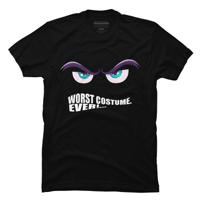 Men's Design By Humans Worst Costume Ever (Halloween) By Editive T-Shirt