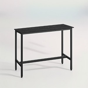 VASAGLE, Narrow Long Bar, Kitchen Dining, High Pub Table, Sturdy Metal Frame, Industrial Design, 15.7 x 47.2 x 35.4 Inches - 1 of 4