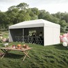 10'x 20' Pop up Canopy Tent with 210 D Oxford Fabric, Portable Instant Canopy with 4Pcs Sidewalls - 4 of 4