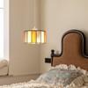 YIYIBYUS Vintage Creative Height Adjustable Pendant Light With Glass Shade - 4 of 4