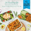 20-Piece Lightweight, Durable, Reusable BPA-Free 1-Compartment Containers - Microwave, Freezer, Dishwasher Safe - 2 of 4