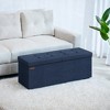 43" Storage Ottoman Bench, Ottoman with Storage, Ottoman Bench, Hold up to 660lb for Living Room - 2 of 4