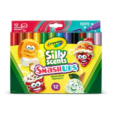 Crayola Silly Scents, 24x5oz Bulk Red, Blue, Green, Yellow, Orange, Purple