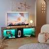 Bestier RGB TV Stand for TVs up to 60" with LED Lights Entertainment Center - 2 of 4