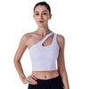 DOMETOUR Soft Yoga Sports Tank Bra With Removable Pads Sports Bra - 2 of 4