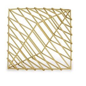 Cheung's Brier Golden Diamond Shaped Decor Piece - Large - 1 of 4