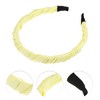Unique Bargains Women's Classic Elegant Pleated Headband 0.67" Width 4.33" ID 1 Pc - 2 of 4