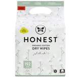 The Honest Company 100% Organic Cotton Dry Wipes - 192ct