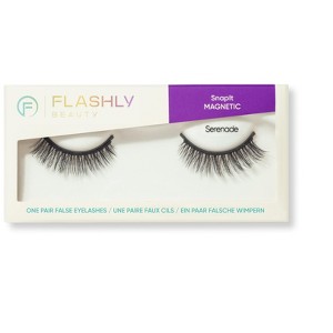 Flashly Beauty - SnapIt Magnetic - False Eyelashes - Serenade - Black - 1 of 4