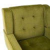 Sapphtopaz Accent Chair Wood Chair for Bedroom Comfy Chairs Modern Armchair Accent Chairs for Living Room, Bedroom, Nursery - 3 of 4