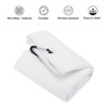Unique Bargains Super Absorbent Waffle Pattern Tri-Fold Golf Towels with D Clips 3 Pcs - 3 of 4