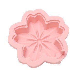 Unique Bargains Ice Pop Mould Cherry Blossom Shape Comes with Lid and Stick Hand Washable Plastic 3.78"x3.66"x0.98" 1 Pc - 1 of 4