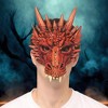 HMS Supersoft Fantasy Red Dragon Adult Costume Mask - 2 of 3