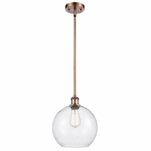 Athens - 1 Light Stem Hung Mini Pendant In Industrial Style-13 Inches Tall and 10 Inches Wide - 1 of 1