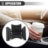 Unique Bargains Cup Holder Center Console Inserts Divider Separator for Toyota Avalon Black - 3 of 4