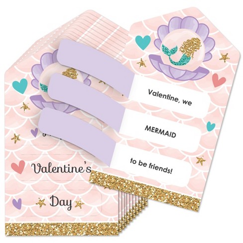 Big Dot of Happiness Happy Valentine's Day - Valentine Hearts Cards for  Kids - Happy Valentine's Day Pull Tabs - Set of 12