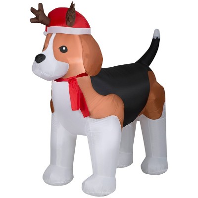 5.5' Beagle Inflatable Christmas Decoration - Gemmy