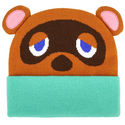 Animal Crossing Tom Nook Big Face Knit Beanie
