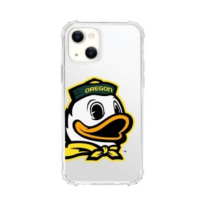 NCAA Oregon Ducks Clear Tough Edge Phone Case - iPhone 13 mini - 1 of 3