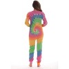 #followme Womens Henley Thermal Bodysuit | Buffalo Plaid, Tie Dye, & Printed PJ Union Suit Loungewear - 3 of 3