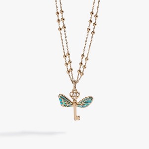Alex and Ani Harry Potter™ Flying Keys Necklace - Gold - 1 of 3